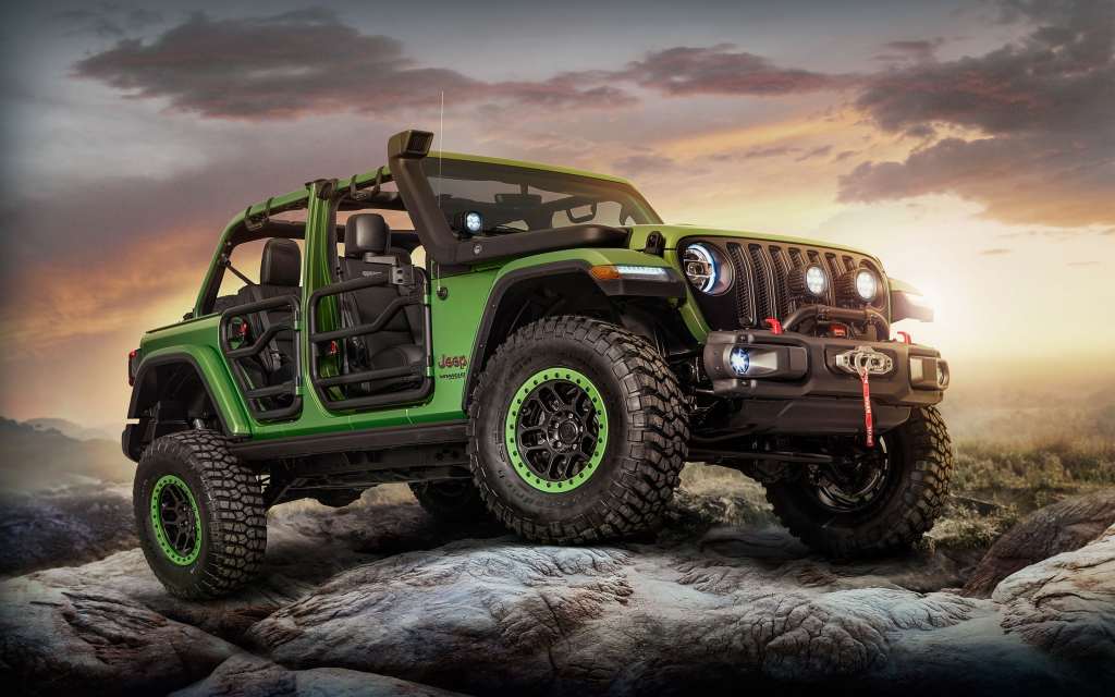 Jeep Wrangler Unlimited Rubicon Moparized 2018 Wallpaper