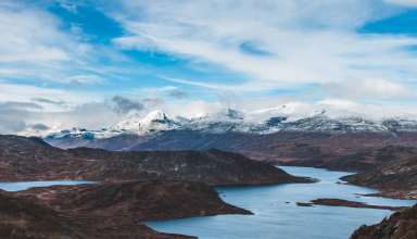 Lake Mountains Sky Wallpaper