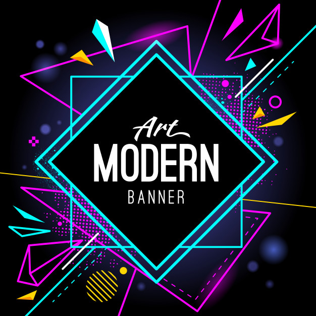 دانلود وکتور Modern banner