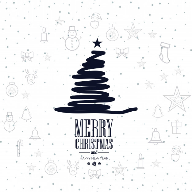 دانلود وکتور Modern christmas background