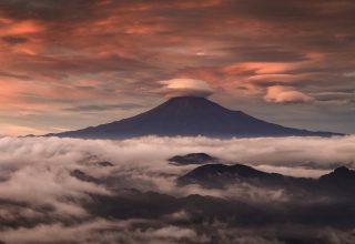 Mount Fuji Clouds Wallpaper