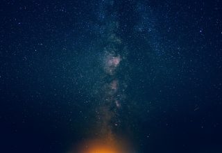 Starry Sky Galaxy Light Night Wallpaper