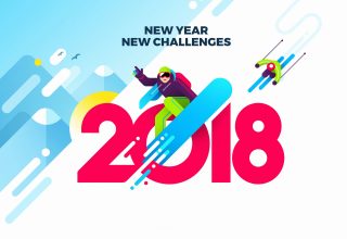 New Year New Challenges 2018 Wallpaper