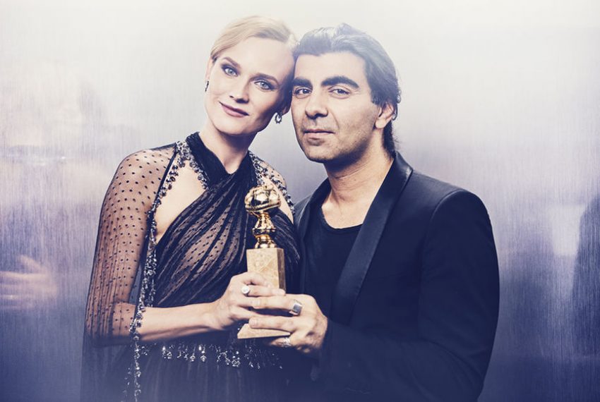 In The Fade, director Fatih Akin and star Diane Kruger, Best Motion Picture-Foreign Language