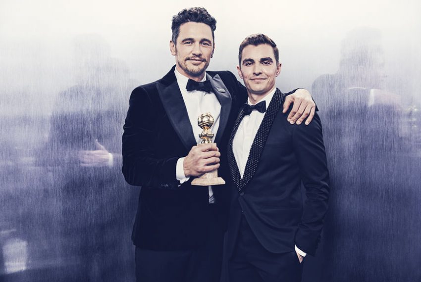 James Franco (in the photo with Dave Franco), Best Performance by an Actor in a Motion Picture, Musical or Comedy- The Disaster Artist