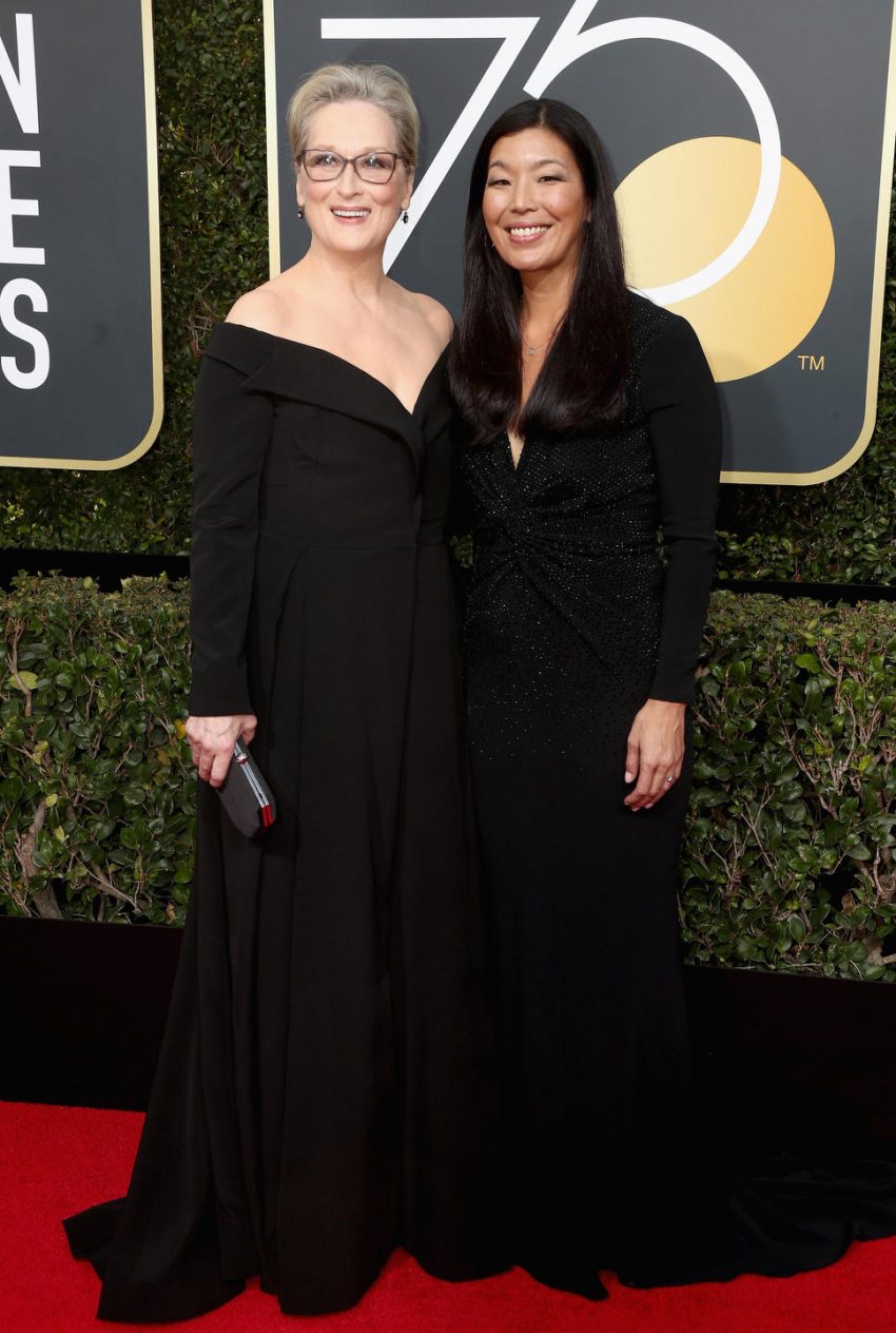 Meryl Streep (L) and Ai-jen Poo