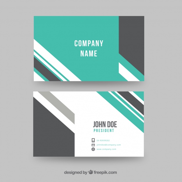 دانلود وکتور Abstract modern business card