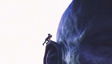 Antman Goes Into Ear of Thanos Artwork Wallpaper