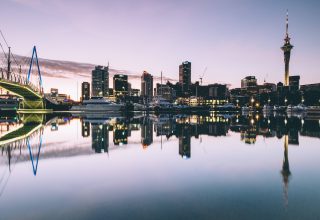 Auckland New Zealand Port Yachts Buildings Wallpaper