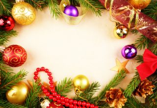 Christmas New Year Decoration 4k Wallpaper