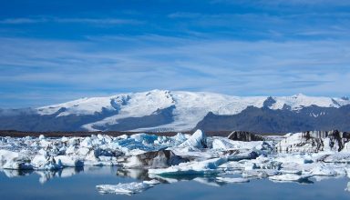 Joekulsarlon Lagoon Ice Ocean Mountains Wallpaper