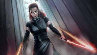 Rey Star Wars Warrior Artwork Wallpaper