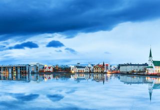 Reykjavik Iceland River Sky 4k Wallpaper