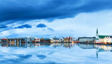 Reykjavik Iceland River Sky 4k Wallpaper