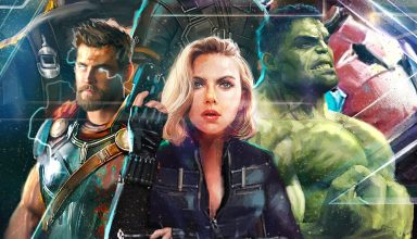 Thor Black Widow Hulk in Avengers: Infinity War Artwork 2018 Wallpaper