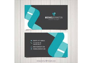 دانلود وکتور Flat business card