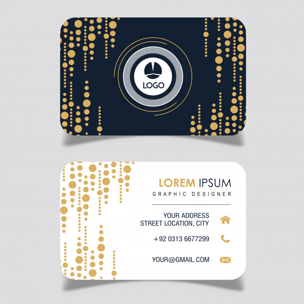 دانلود وکتور Abstract Business Card