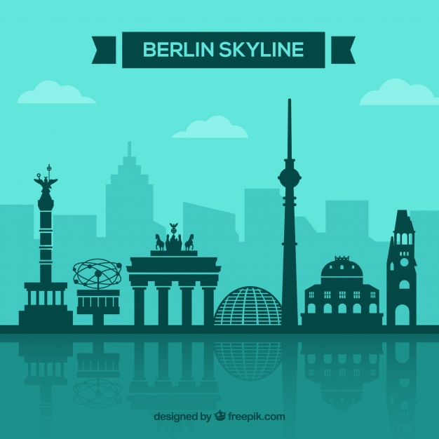 دانلود وکتور Berlin skyline concept