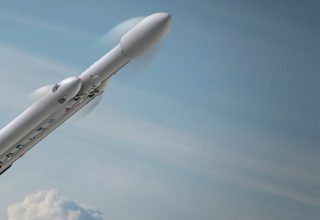 Falcon Heavy SpaceX Launching Wallpaper
