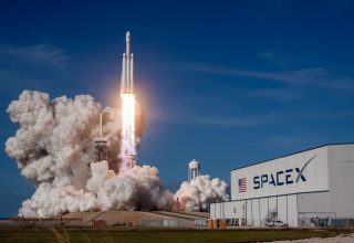 Falcon Heavy SpaceX 2018 Wallpaper