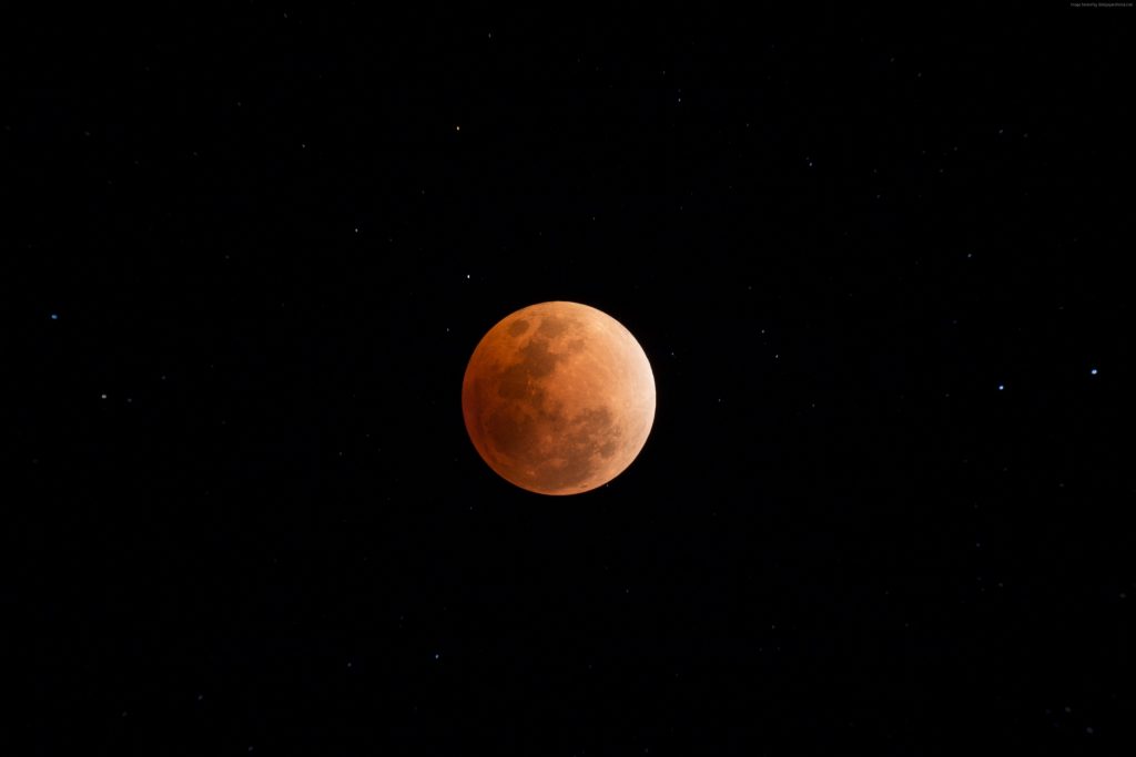 Moon Eclipse Space 4k Wallpaper