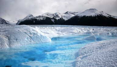 Mountains Glacier Chile Snow Wallpaper