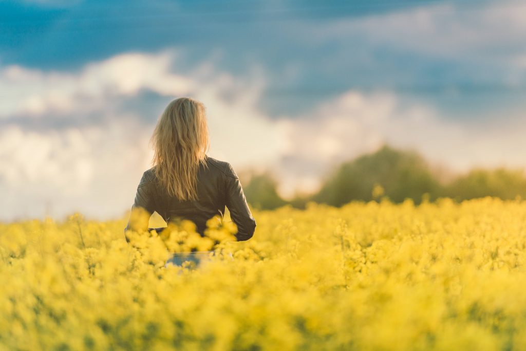 Nature Sunset Person Woman Wallpaper