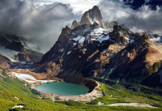 Patagonia Argentina Mountains Lake Wallpaper