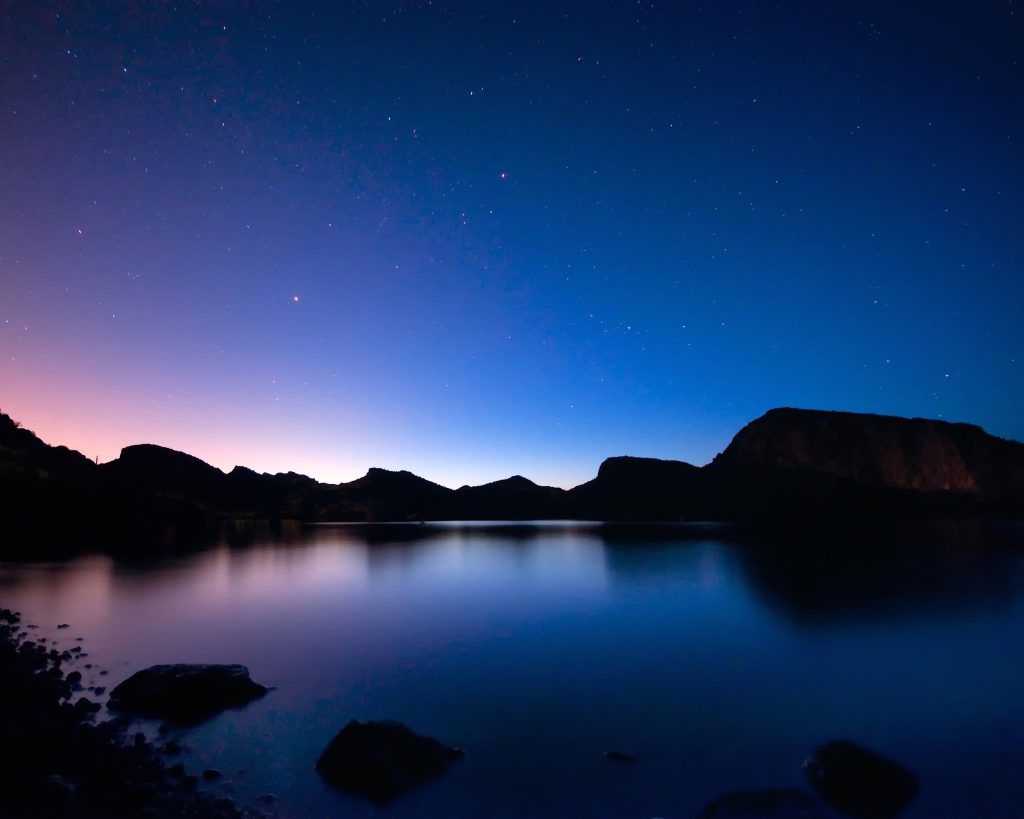 Rocks Reflection Water Landscape Wallpaper