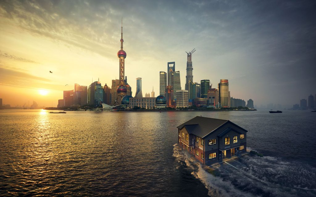 Shanghai Sunset Wallpaper