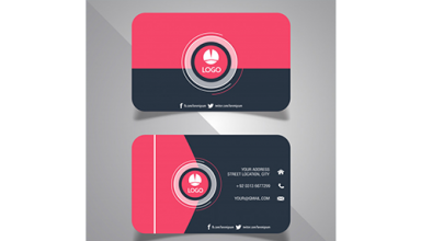 دانلود وکتور Abstract Visiting Card Designs