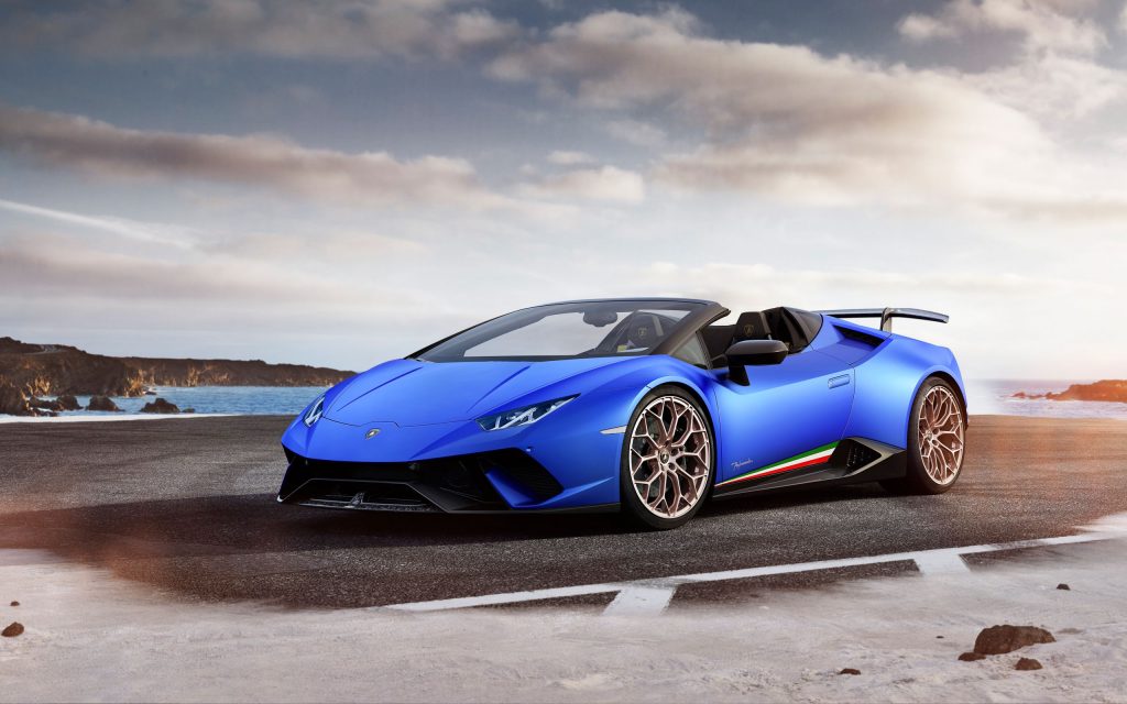 Lamborghini Huracan Perfomante Spyder 2018 Wallpaper