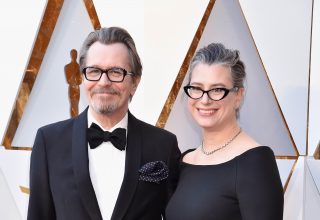 Gary Oldman and Gisele Schmidt Oscar 2018