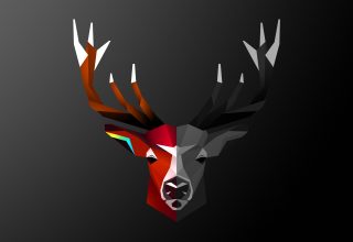 Abstract Deer 4k Wallpaper