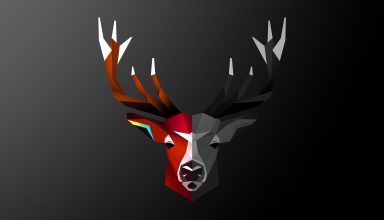 Abstract Deer 4k Wallpaper