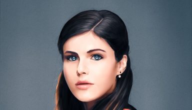 Alexandra Daddario Artwork Wallpaper