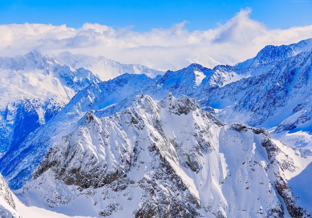 Alps Switzerland Mountains Snow Wallpaper