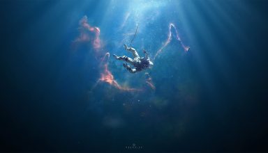 Astronaut Drowning Manipulation Wallpaper