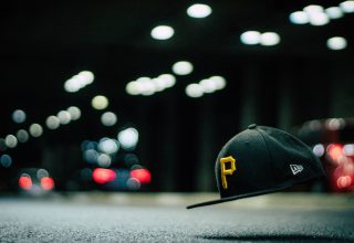 Black and Yellow P Cap in The Air Wallpaper