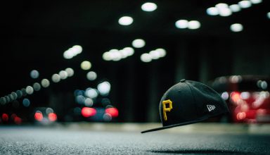 Black and Yellow P Cap in The Air Wallpaper