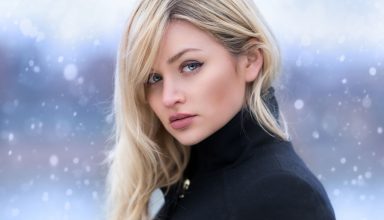 Blonde Blue Eyes Girl Wallpaper