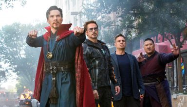 Doctor Strange, Stark Wong and Banner in Avengers: Infinity War 2018 Wallpaper