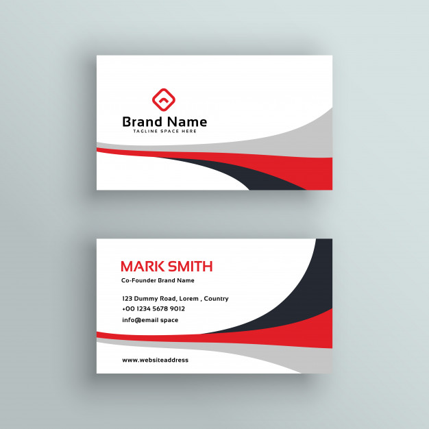 دانلود وکتور Modern clean business card vector design