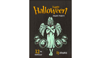 دانلود وکتور Halloween poster