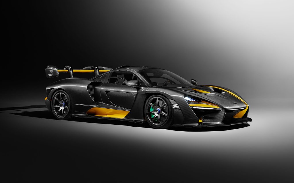 McLaren Senna Carbon Theme by MSO 2018 4k Wallpaper