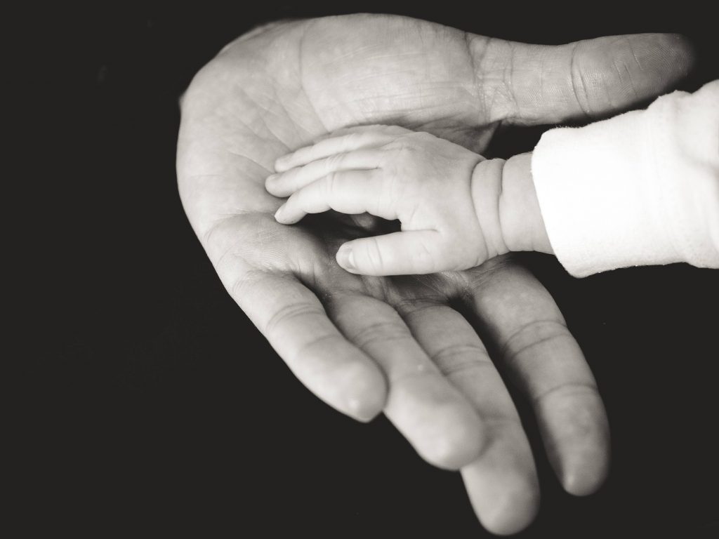 Child Parents Hands Caring Tenderness Family Wallpaper