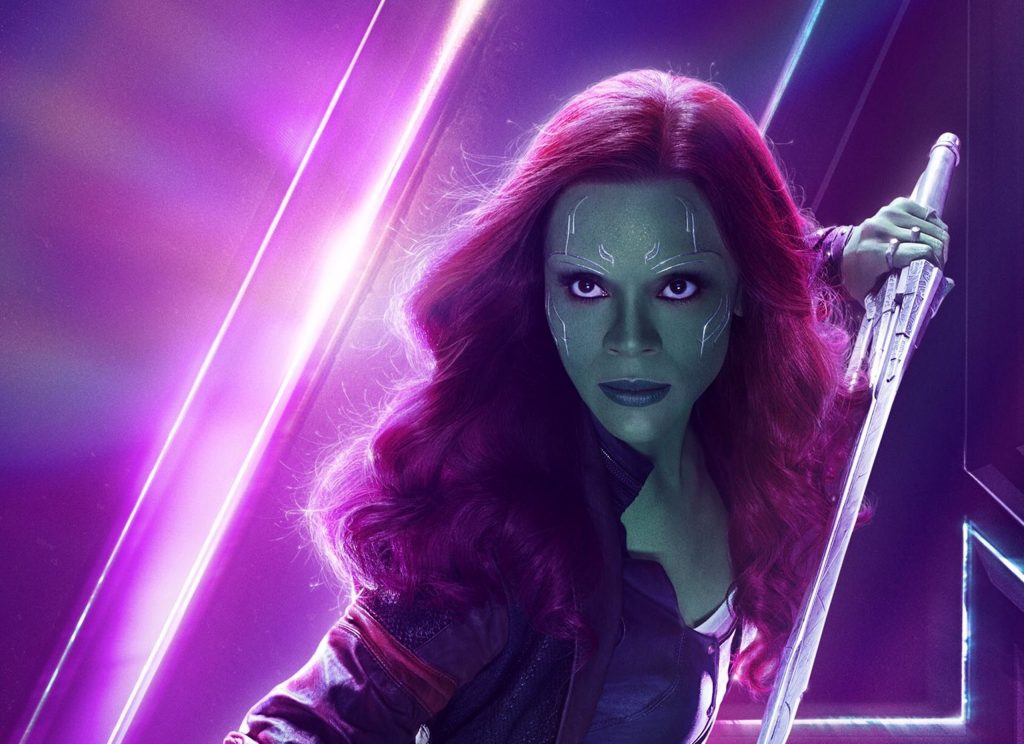 Gamora in Avengers: Infinity War New Poster Wallpaper