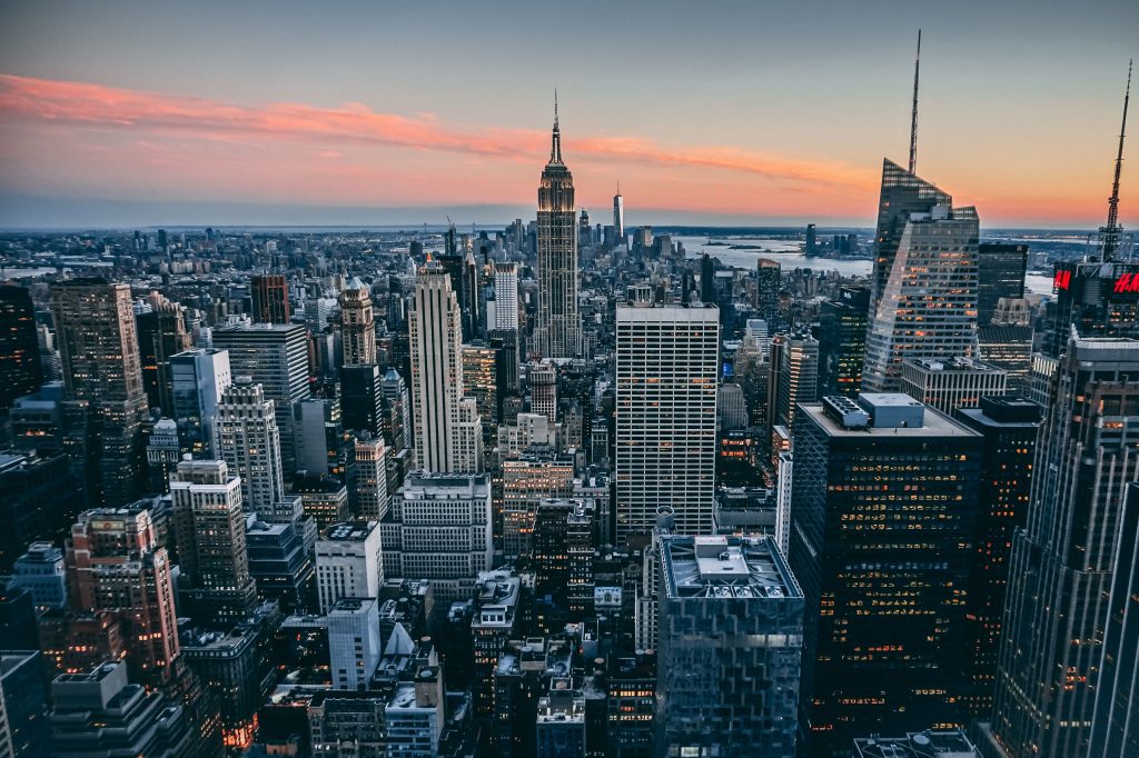 Manhattan New York USA Skyscrapers Wallpaper