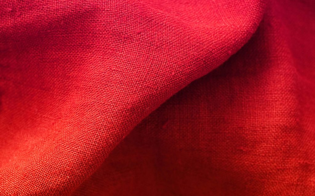 Red Fabric Wallpaper