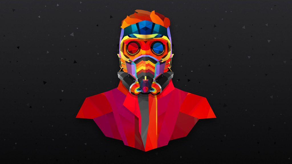 Star Lord Colorful Abstract Wallpaper